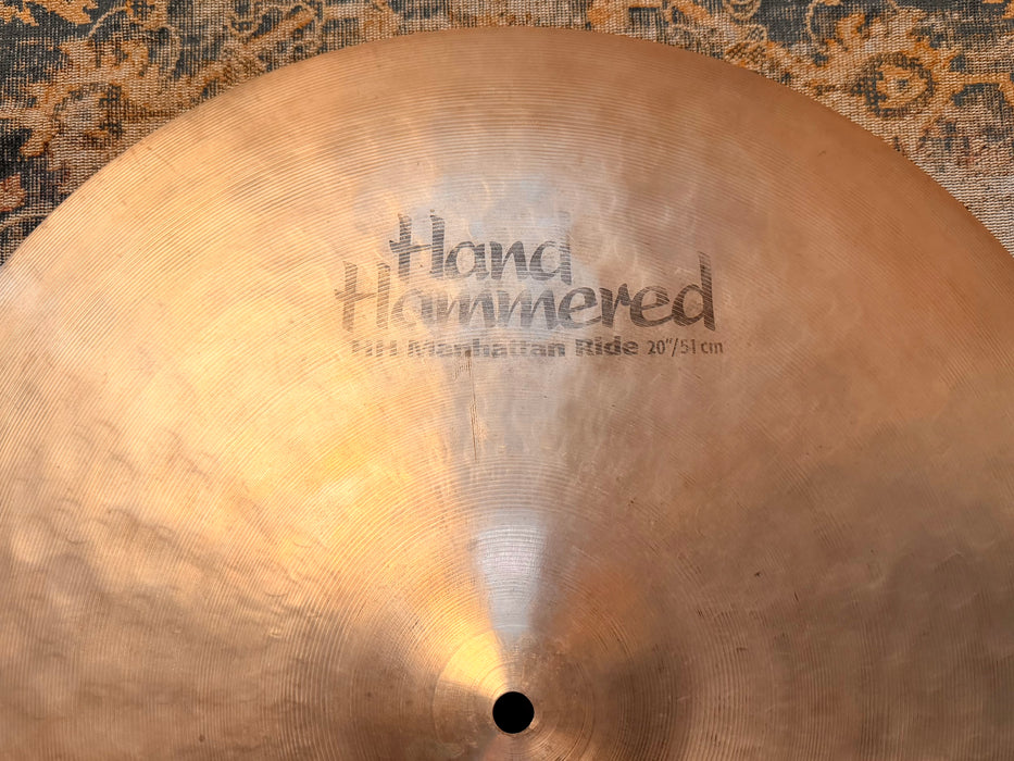 RARE EARLY Vintage Sabian HH MANHATTAN Ride 20” PAPER THIN 1736 g Light Airy Mellow PRE-HHX