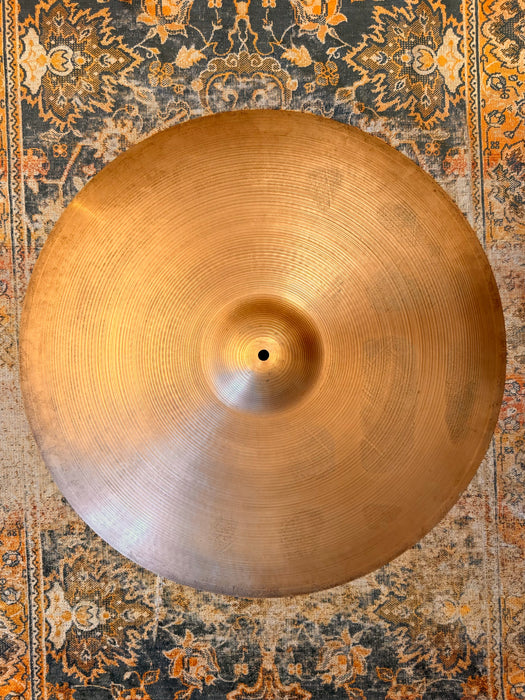 Massive Rare DARK Semi-DRY Vintage Zildjian 1960s 24” Ride Crash 3648 g GORGEOUS DARK 60 Year Old 2 FOOTER