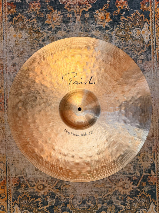 RARE PAISTE Signature 22” DRY HEAVY Ride DANNY CAREY! 3805 g ICONIC 22”! COLLECTIBLE