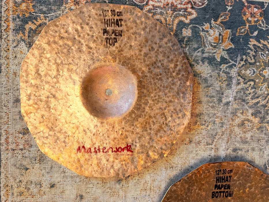 ALL ABOUT 12! Masterwork DODECAGON Turk Style Unlathed 12” Hihats PERFECT! 450 620 g EFFECTS