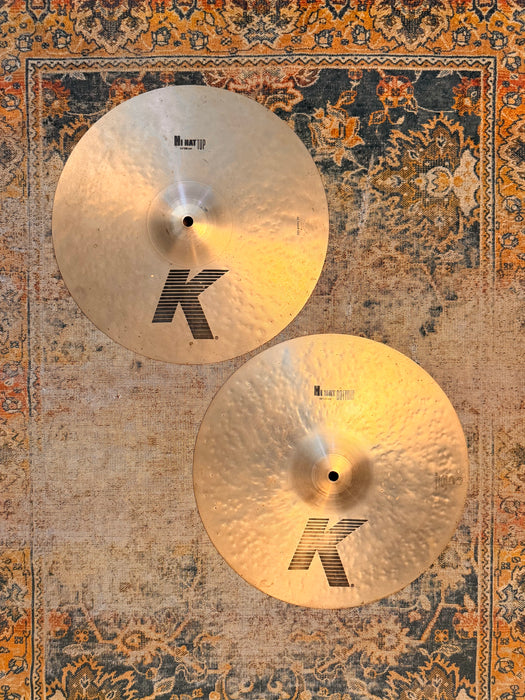 Zildjian K Hihats 14” CRISP And Articulate! Versatile! 1072 1320 g Don’t Pay $650!