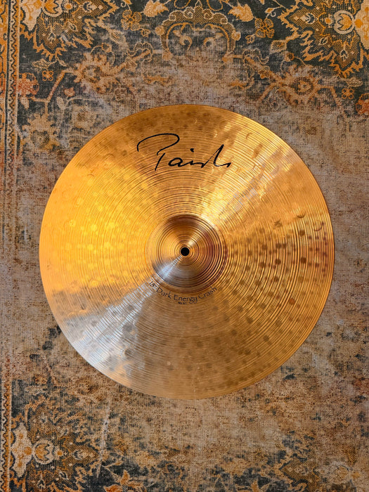 PAISTE DARK ENERGY CRASH 18” Beautiful! 1470 g Sound Amazing! DON’T Pay $614!