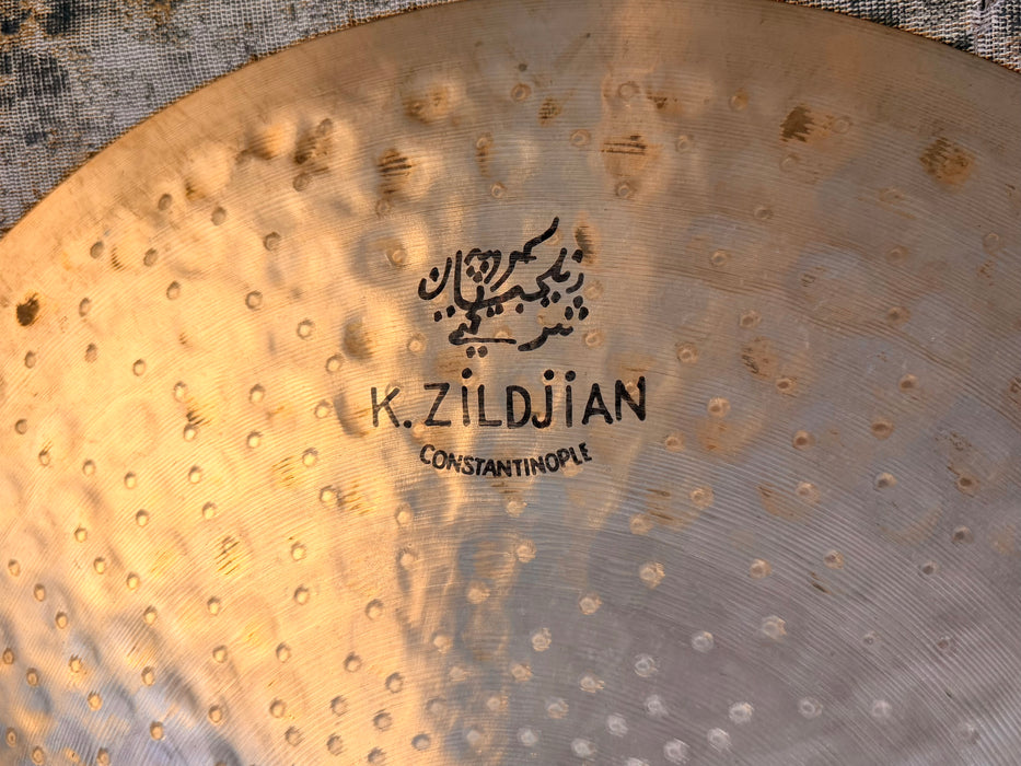 Zildjian K CONSTANTINOPLE OVERHAMMERED THIN 22” Gorgeous LIGHT AIRY COMPLEX! 2258 g