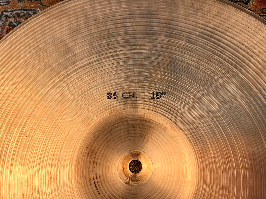 RARE Vintage Sabian 15” ROCK HATS Hihats 1484 1538 g MASSIVE AAs! Some of THE FIRST Sabian Hihats