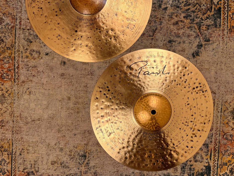 PAISTE SIGNATURE LIGHT DARK HIHATS 14” 924 1188 g THE FAMOUS!! Ultra Rare! Clean Complex!
