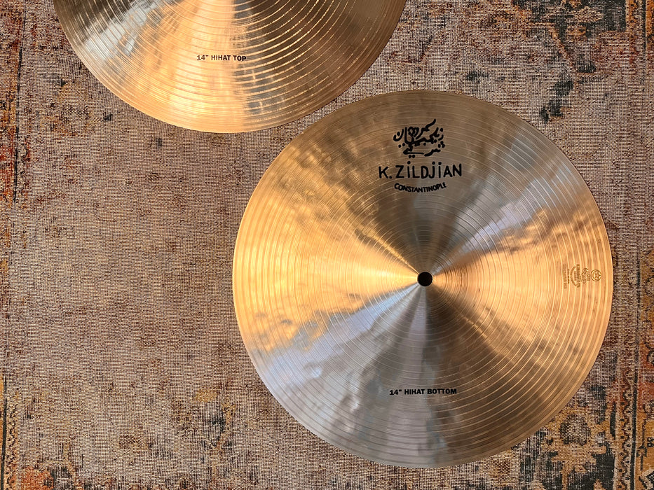 Zildjian K CONSTANTINOPLE Hihats 14” IMMACULATE! Versatile! 975 1145 g Don’t PAY $740!