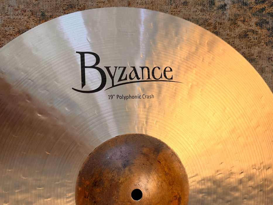 Meinl BYZANCE POLYPHONIC Crash 19” PERFECT! Traditional w RAW BELL 1618 g LIGHT RIDE