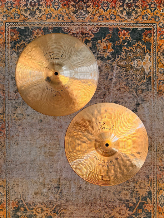 Studio Owned Paiste Signature DARK CRISP 13” Hihats 744 1234 g DON’T PAY $670! These DO EXACTLY What They Promise!