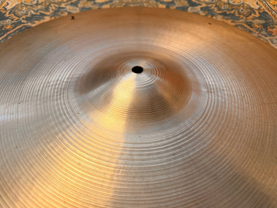Vintage Zildjian 1960s 20” Ride Sizzle 2315 g CLASSIC SMOOTH Crashable! VERSATILE! Hand Hammered