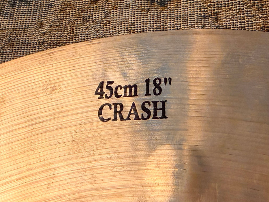 DARK 1/2 LATHE ISTANBUL Mehmet Hamer 18” SPLIT CRASH 1284 g Complex! PERFECT