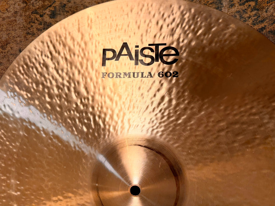 PAISTE Formula 602 Modern Essentials 22” CRASH 2514 g CLEAN Amazing Shape! Incredible. Why Pay $914?