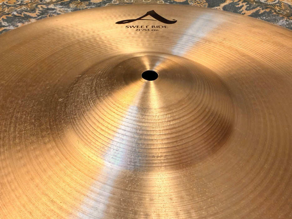 Zildjian SWEET RIDE 21” CRASH 2578 g Great Definition! Versatile! Very CLEAN! Why Pay $445?