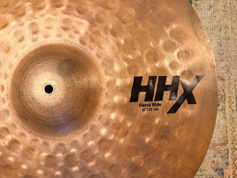 Sabian HHX FIERCE Ride 21” IMMACULATE! 2298 g Jojo Meyer SIGNATURE Dry Complex + Crashable!