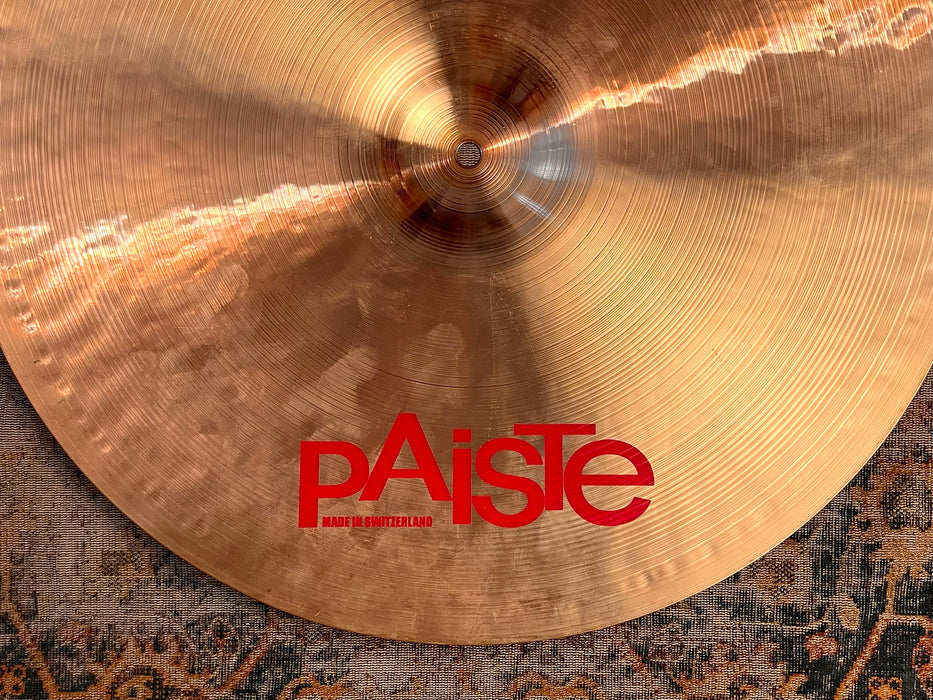PAISTE 2002 Ride 20" 2420 g Famous Tone! CLEAN Classic! Don’t Pay $375 For A GUESS!!