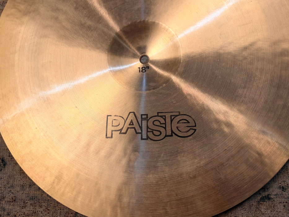 ULTRA RARE 1979 Vintage Paiste 602 18” CHINA TYPE Pang Swish SUPER CLEAN! Iconic Exotic Tone! 1496 g