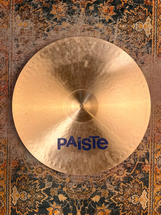 RARE Vintage Paiste BLUE LABEL 21” HEAVY 2895 g Ride Keltner Wertico! VERY CLEAN! Collectible!