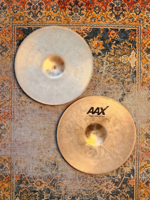 Sabian AAX Stage Hats 14” Versatile Like Brilliant New Beats! Articulate Smooth 986 1350 g