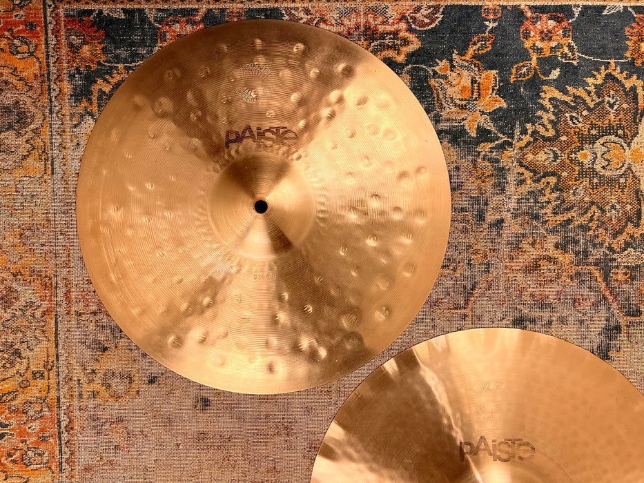 Paiste SOUND CREATION DARK SOUND EDGE Hihats 14” 1152 1230 g RARE! THE FAMOUS! Iconic! Clean!