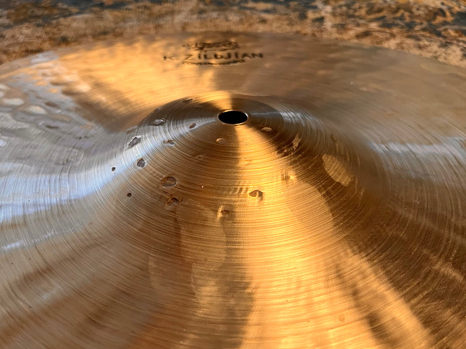 Beautiful DARK DRY Zildjian K CONSTANTINOPLE Suspended Crash Ride 20” ONLY 1956 g CLEAN!