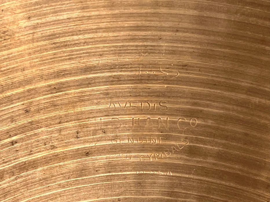 LIGHT WHISPY 1960s Vintage Zildjian 14” EARLY New Beat Hihats 769 1207 g