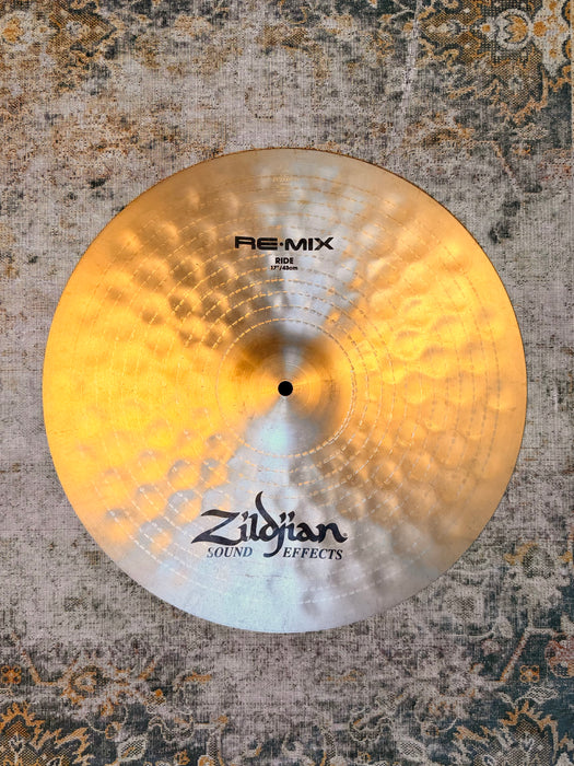 RARE DEBUT YEAR Zildjian ORIGINAL REMIX Ride 17” K - Like But Lathed! NOT The Breakbeat! 1814 g