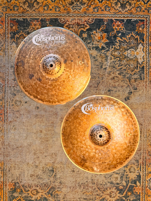 Bosphorus Master Vintage 13” Hihats Responsive DRY COMPLEX RARE & PERFECT 756 928 g Sound Amazing