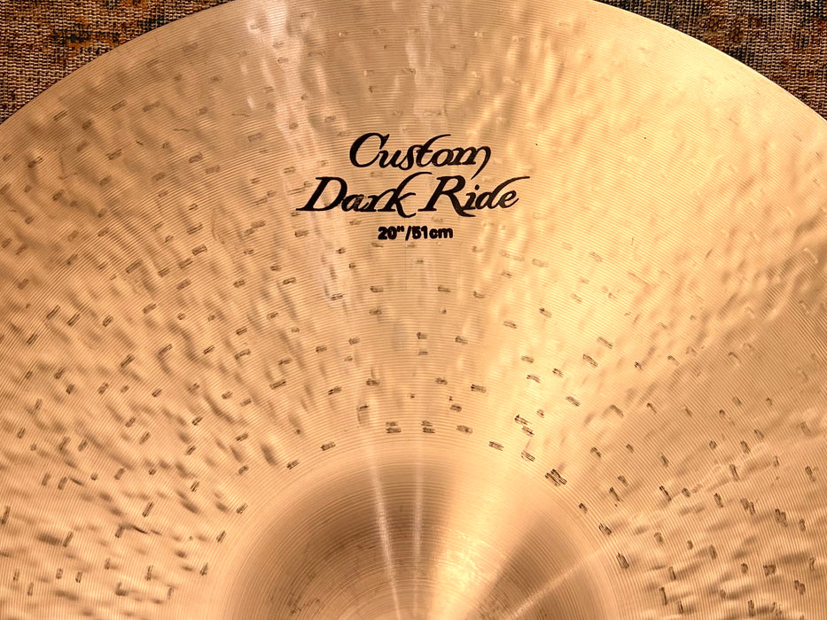 Zildjian K CUSTOM DARK Ride 20” 2146 g CRASHABLE Versatile! Don’t Pay $500 for a guess!