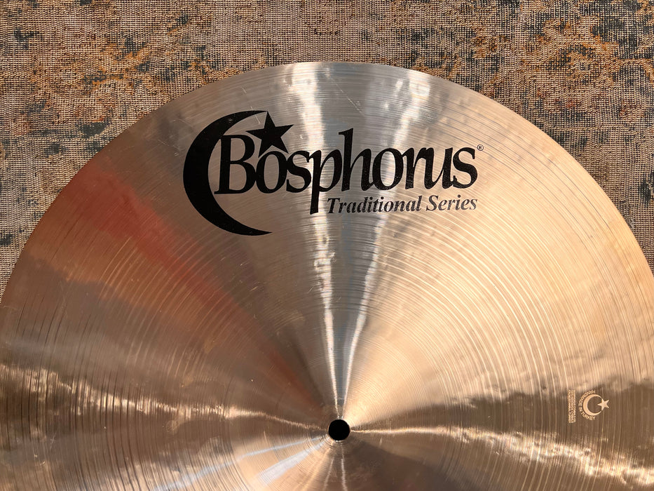 LIGHT Complex Bosphorus Traditional 18” Factory PAPER THIN CRASH 1110 g IMMACULATE! Airy!