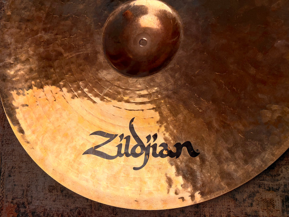 THE FAMOUS Zildjian 22” K CUSTOM Ride ONLY 3180 g DARK TONE! Semi-Dry LIGHT COMPLEX! Discontinued!