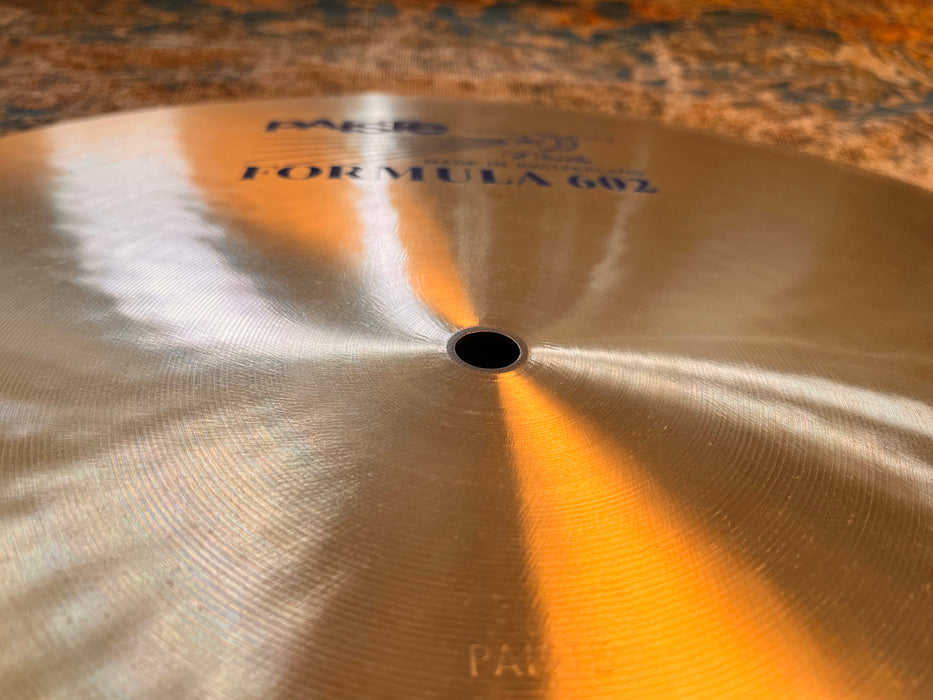 ULTRA RARE Paiste BLUE LABEL 602 THIN FLAT RIDE 18” Sizzle SUPER CLEAN! 1492 g ECM INCREDIBLE!