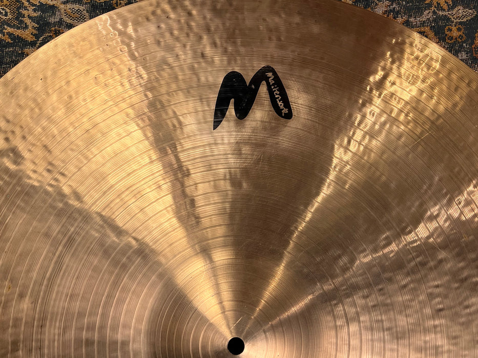 GLORIOUS GLOWING MASSIVE Masterwork Paper Thin Jazz Master Crash Ride 26” 3184 g