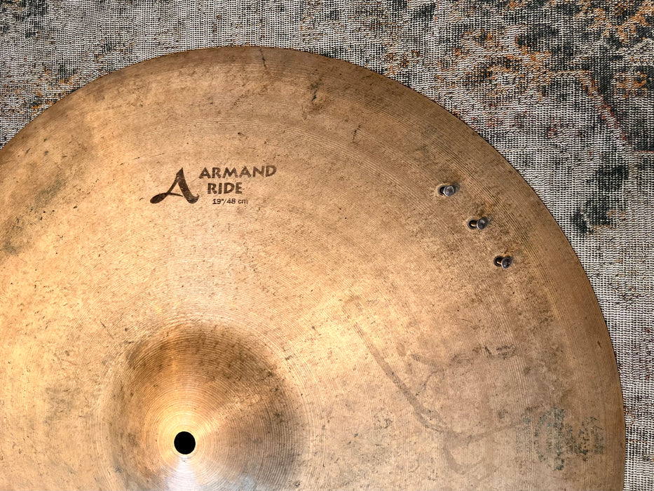 Zildjian Armand BEAUTIFUL BABY 19” Sizzle Ride ORIGINAL 1814 g Aged Controlled! Crashes! Why Pay $480