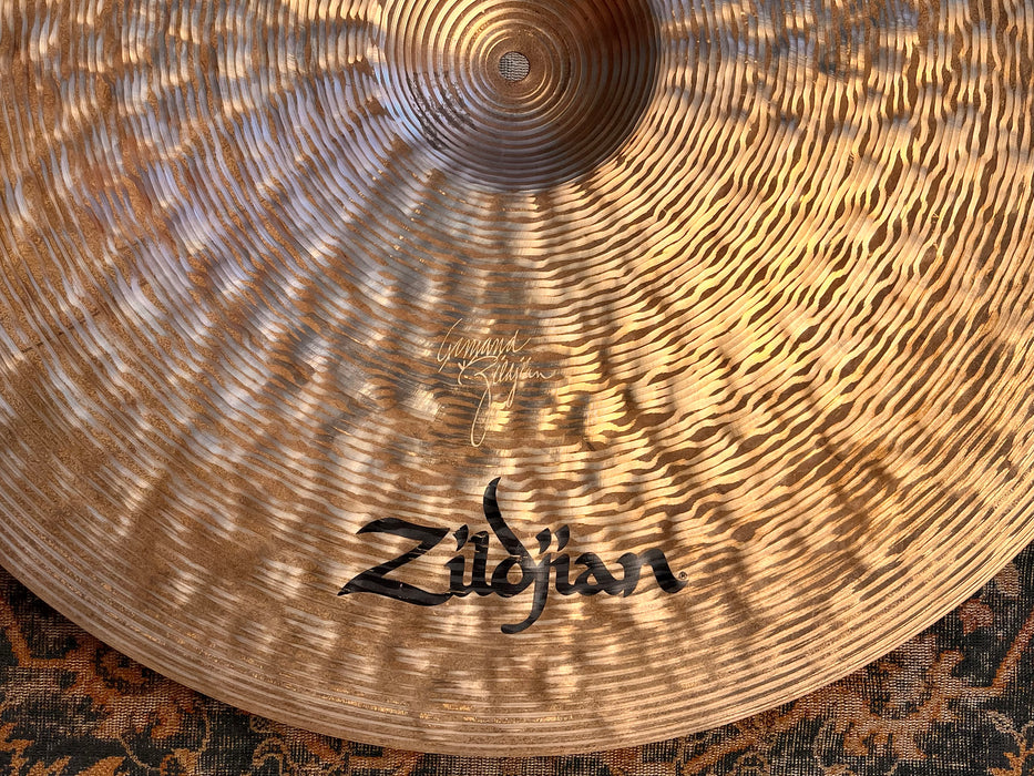 Zildjian K CONSTANTINOPLE HI BELL DRY RIDE 22” 2610 g RARE WIDE LATHE K Cons! DRY Aged 20 Years!