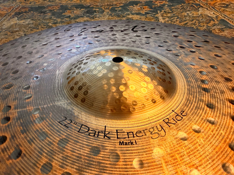 Paiste DARK ENERGY Mark I 22” Ride IMMACULATE Cond! DRY & DARK! Versatile! 3046 g WHY PAY $914?