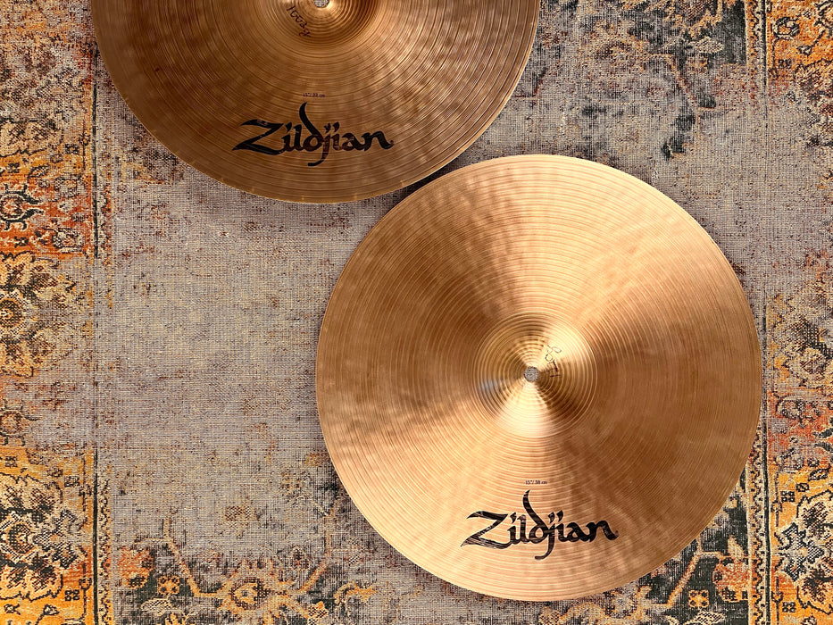 Zildjian KEROPE Hihats 15” 1000 1220 g CLEAN Gorgeous! LIGHT COMPLEX! Discontinued!
