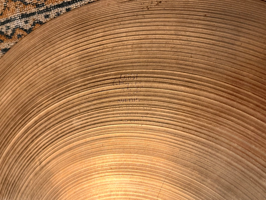 1960s Vintage Zildjian 14” Hihats PAPER THIN 740 780 g AMAZING PAIR! Light Complex Hand Hammered