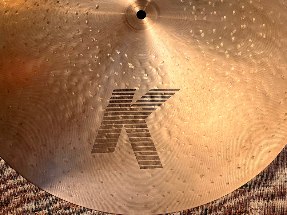 Zildjian K CUSTOM FLAT Ride 20” DARK SMOOTH 2242 g Pinpoint Clean Stick Attack! Don’t Pay $500