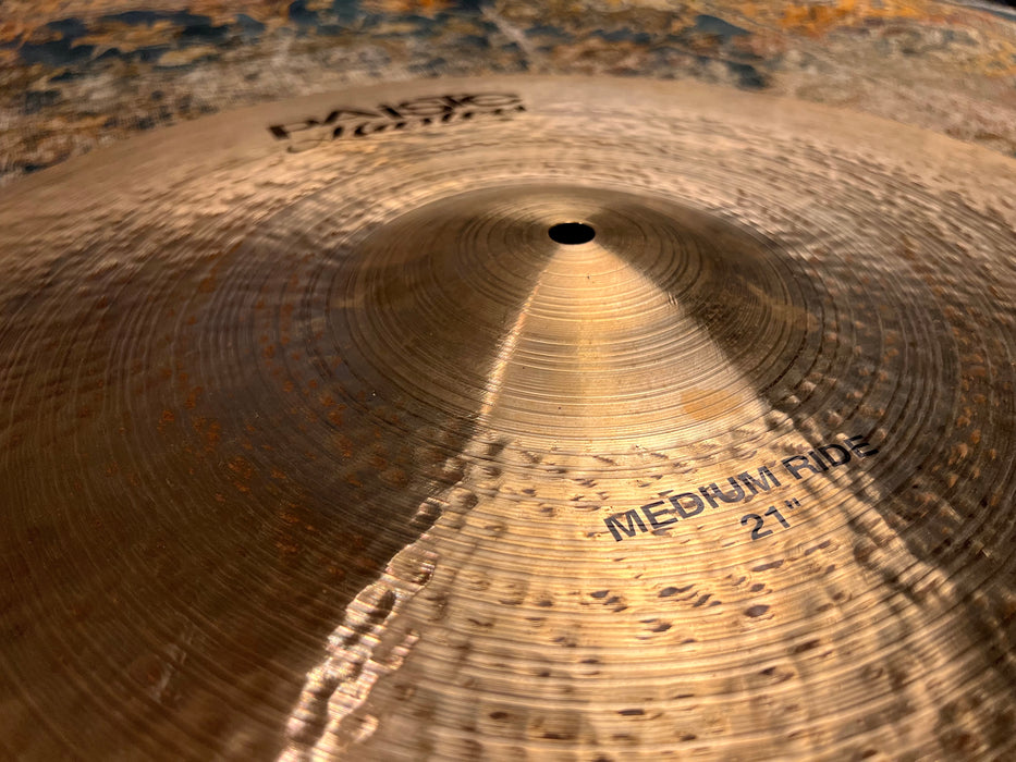 Glowing Paiste Masters Medium Ride 21” 2592 g SUPER CLEAN