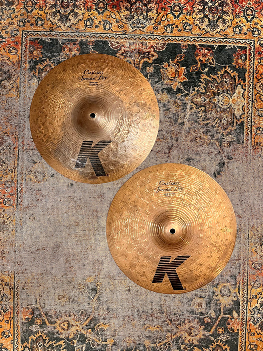 RARE Zildjian ORIGINAL K Custom SPECIAL DRY 13” Hihats 826 1090 g CRISP DRY ARTICULATE! Clean!
