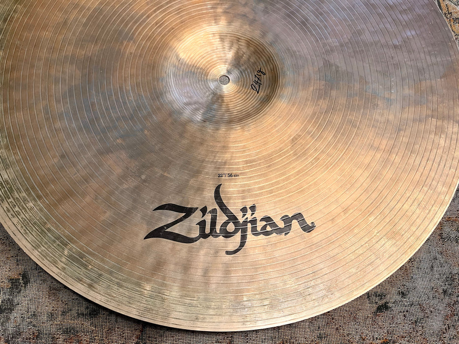 Zildjian KEROPE 22” Ride Crash SUPER DARK & DRY 2471 g GORGEOUS! The ORIGINAL! Deep & Dark