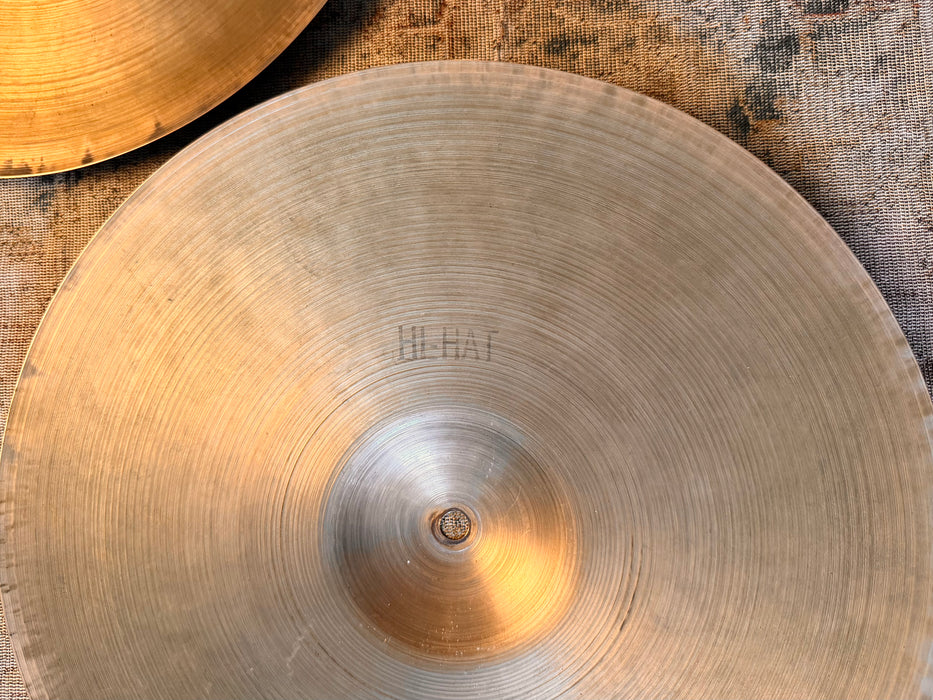 Vintage Zildjian 1950s Thin 14” Hihats 780 940 g DARK DRY Sound AMAZING! REAL DEAL!