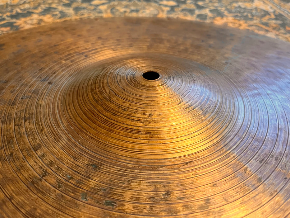 Timothy Robert’s 22” PRE AGED DRY LIGHT COMPLEX Sizzle at 2260 g Gorgeous Blue Turquoise Patina