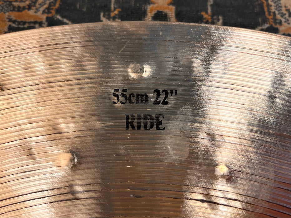 ULTRA DARK ISTANBUL Mehmet LEGEND DRY Ride 22” 2434 g PERFECT Deep Hammering! AMAZING!