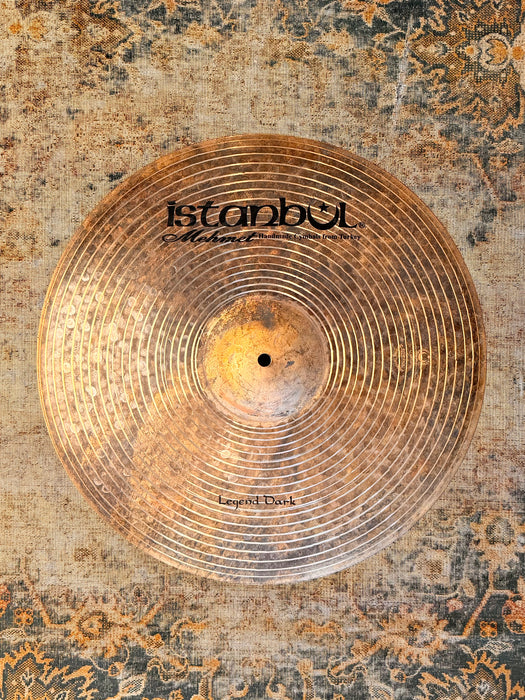 DARK FULL Istanbul Mehmet LEGEND DARK Crash 18” 1378 g PERFECT! Wide Lathing!