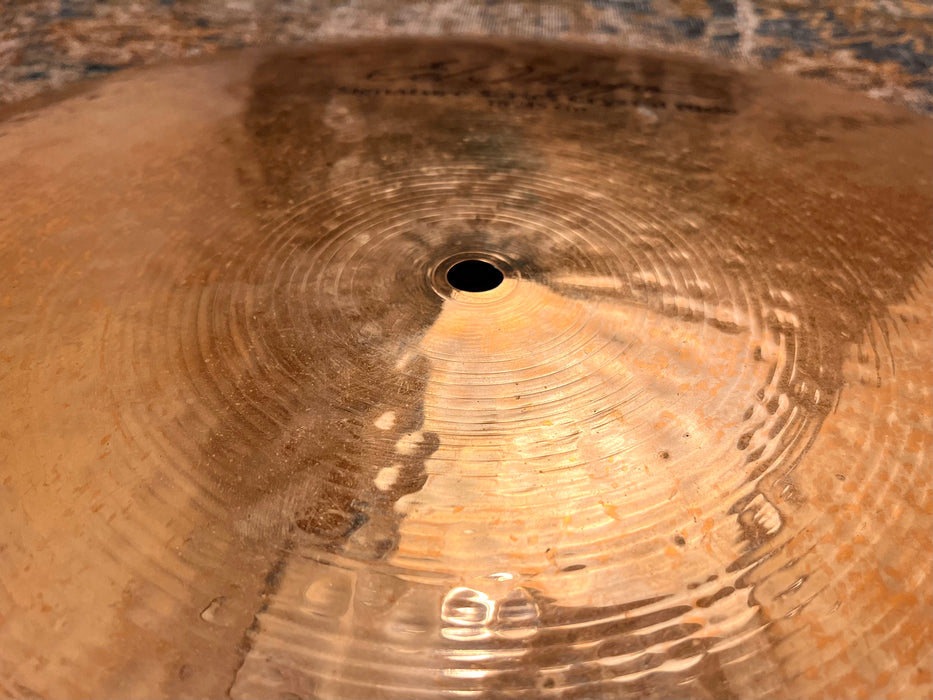 Rare Sabian ED THIGPEN 18” HH CRYSTAL FLAT Ride 1458 g ULTRA SMOOTH Controlled Tone! Brilliant Finish