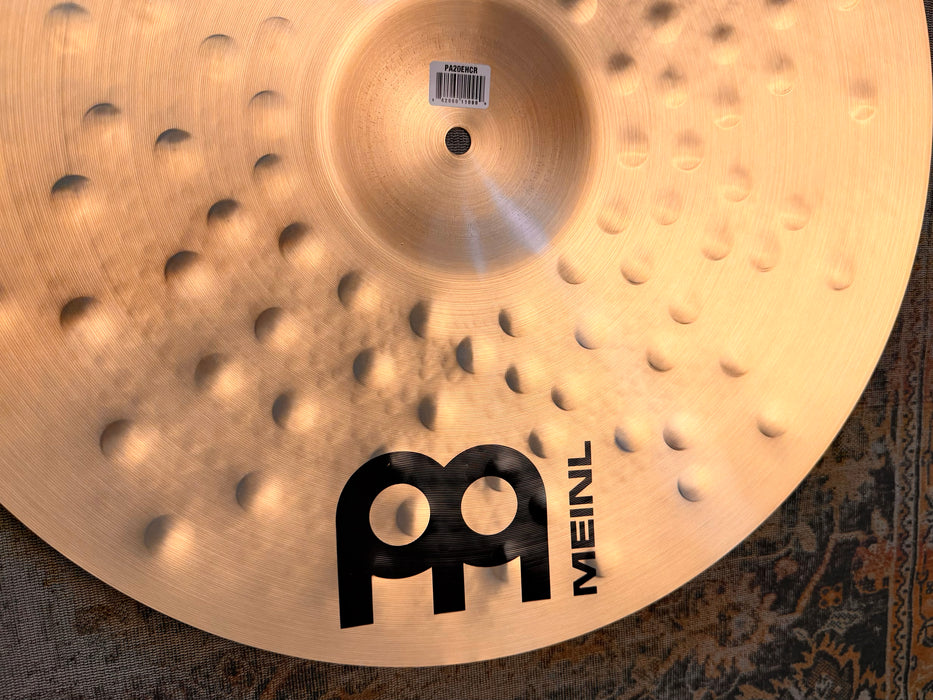 Meinl PURE ALLOY EXTRA HAMMERED Crash Ride 20" 2182 g Full Complex IMMACULATE! Perfect In BAG! Don't Pay $380 For A Guess!