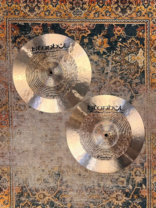 Rare Super Dark Istanbul Mehmet Empire Hihats 13” 858 1032 g Amazing Tone - Crisp & Dark