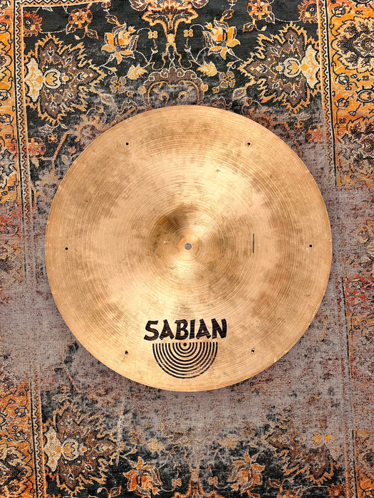 Beautiful Sabian SUSPENDED 20” Crash Ride Sizzle 1928 g VERSATILE! Even Balanced AA
