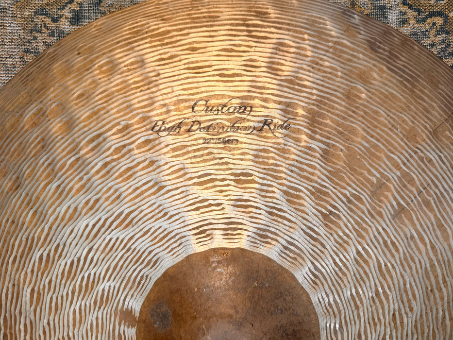 Rare ORIGINAL Zildjian K Custom HIGH DEFINITION Ride 22” 3122 g DRY w Great Stick! CLEAN! Aged 20 Yrs