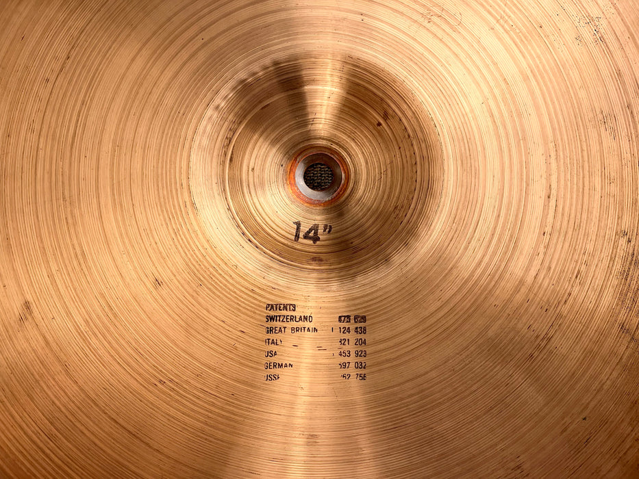 VINTAGE PAISTE 2002 SOUND EDGE Hihats 14” 960 1010 g ICONIC! The REAL DEAL Black Label! Don’t Pay $508